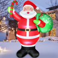 thumbnail image 1 of Papá Noel inflable navideño de 8 pies con luces LED para exteriores, 1 of 7