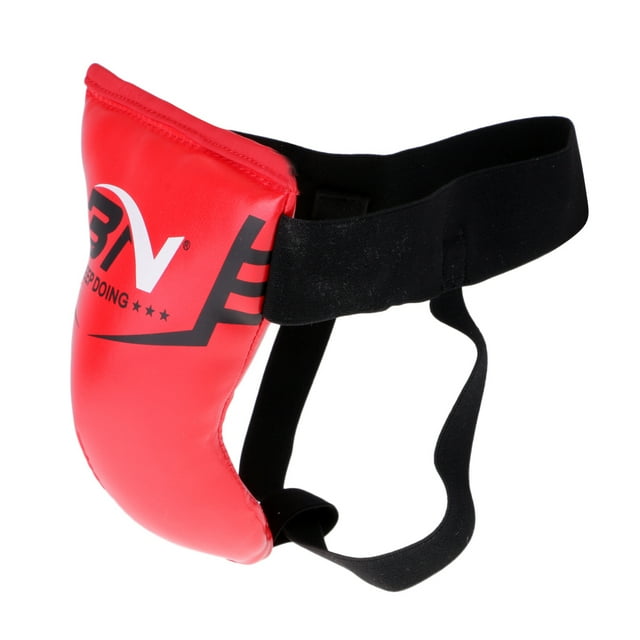 fastboy Ceinture Élastique Boxe Entrejambe Protecteur Aine Boxe Garde Enfants Équipement S Rouge Adulte L