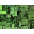 thumbnail image 1 of Ahgly Company Indoor Rectangle Patchwork Green Transitional Area Rugs, 2' x 3', 1 of 4
