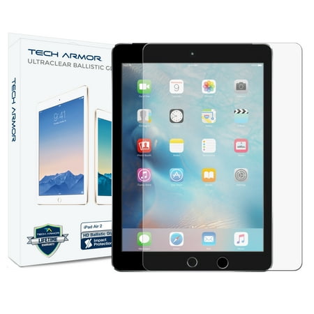 Tech Ipad (Tech Armor Apple iPad Air 2 / iPad Air (first generation) Premium Ballistic Glass Screen Protector Protect Your Screen from Scratches and)