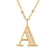 thumbnail image 1 of Collar Inicial de Mujer Letra A LuckyLy, Acero Inoxidable, Baño de Oro 18k y Zirconia Cúbica, Modelo Olga dorado UNITALLA, 1 of 8