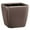 Brown, variant on Lechuza USA 11" Black Quadro Planter with Water Reservoir