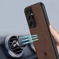 thumbnail image 2 of Mantto PU Leather Case for Samsung S21 Ultra, Retro Premium Luxury Slim Soft Non-Slip Grip Flexible Bumper Shockproof Full Body Protective Cover Phone Cases for Samsung Galaxy S21 Ultra, Brown, 2 of 8