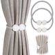 thumbnail image 1 of RV Juego de 2 clips magnéticos para cortinas pequeñas finas o transparentes: gris, 1 of 5