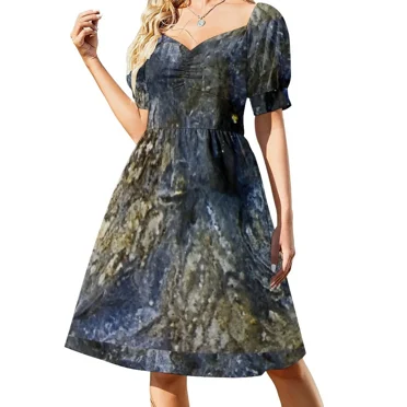 Dark Protector (Orbicular Ocean Jasper) Sleeveless Dress womens clothing summer women's suit summer woman dress 2024