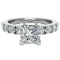 thumbnail image 5 of Diamond Engagement Rings For Women GIA Certified Princess Solitaire Diamond Ring 18K White Gold 1.20 Carat (D,VS), 5 of 7