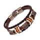 thumbnail image 1 of Pulsera para hombre con eslabones trenzados, pulsera con dijes, cuerda tejida a mano, varias filas, elegante para amigos y familias, bohemia hecha a, 1 of 8