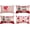 Red, variant on Be My Valentine Red Candy Heart Throw Pillow Covers, 12 x 20 Inch Valentine Stripes Wedding Cushion Case Decoration for Sofa Couch Set of 4