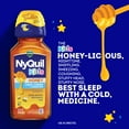 thumbnail image 2 of Vicks NyQuil Kids Cold and Cough Liquid, Cold Medicine for Children, Honey, 8 Fl oz, 2 of 8
