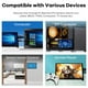 thumbnail image 5 of Hosyond Pantalla táctil LCD IPS de 7 pulgadas Raspberry Pi Monitor Pantalla 1024 × 600 Pantalla capacitiva Monitor HDMI Compatible con Raspberry Pi 5/4B/3B+, BB Negro, Windows 10 8 7, 5 of 5