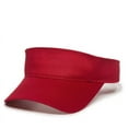 thumbnail image 3 of Outdoor Cap PCTV-100 Cotton Twill Visor-Red-Adult, 3 of 6