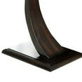 thumbnail image 7 of Furniture Of America Valon Dark Walnut Curved Pedestal Side Table With Glass Top, 7 of 7
