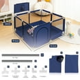 Baby Playpen, Outdoor Play Yard, Portable Play Yard 4Panel Baby