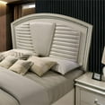 thumbnail image 6 of FOA Plumley 3-Piece White Wood Bedroom Set - King + Nightstand + Dresser, 6 of 10