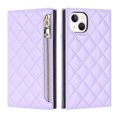 thumbnail image 3 of Nalacover Crossbody Wallet Phone Case for iPhone 13,Premium PU Leather Magnetic Closure Flip Stand Card Holder Zipper Pocket Purse Phone Case with Shoulder Strap,Purple, 3 of 11