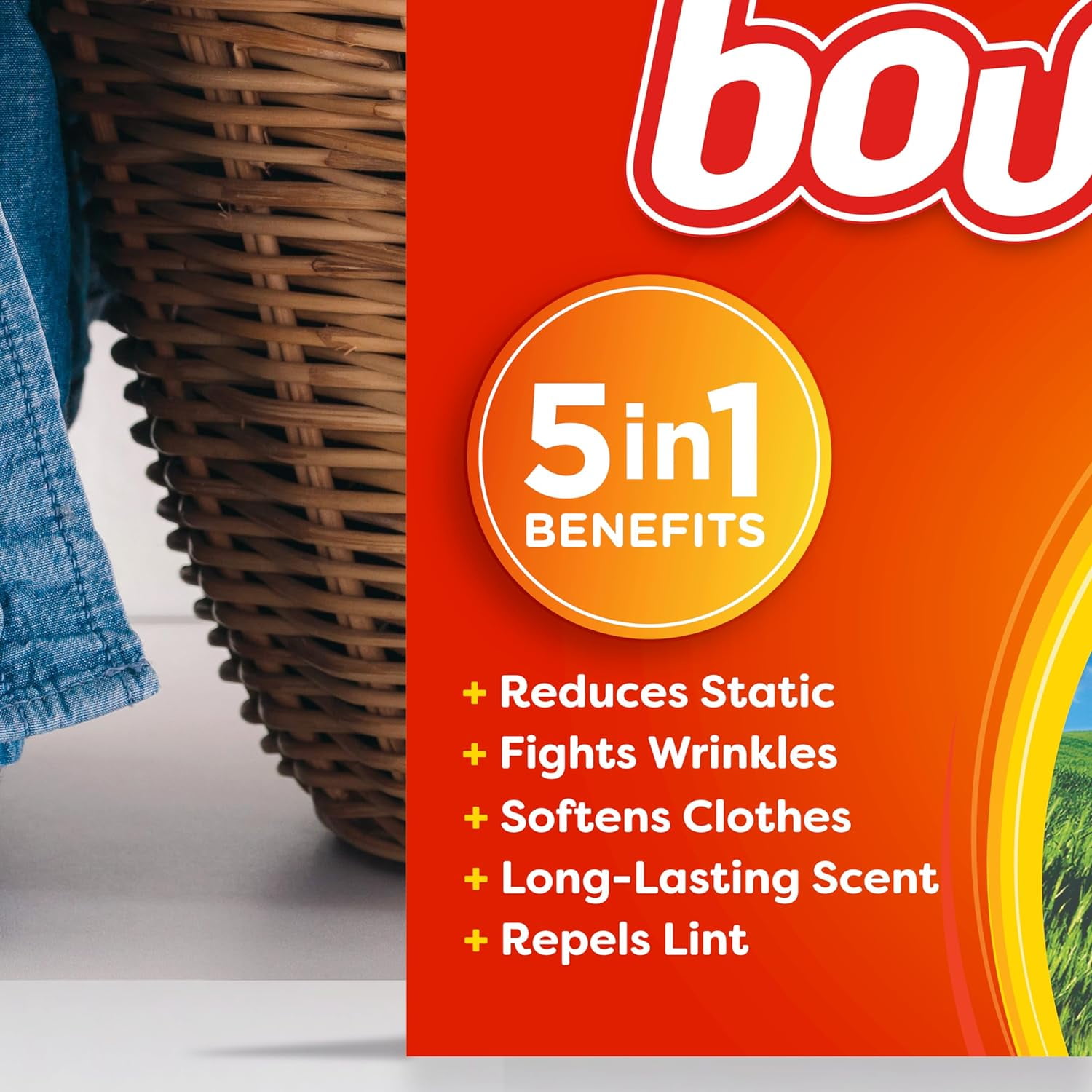 Bounce Fabric Softener and Dryer Sheets, Outdoor Fresh, 240 Count