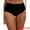 Black, variant on Unique Bargains Women's Floral Lace Breathable Mid Rise Underpants M Black
