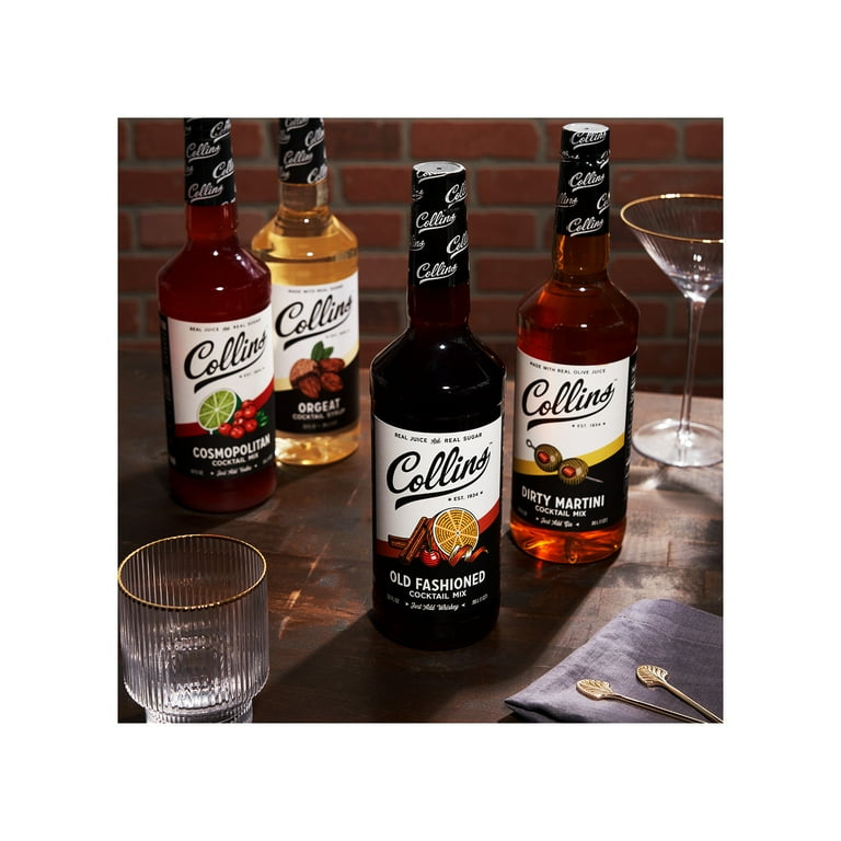Collins Ready-Made 32oz Old Fashioned Premade Cocktail Mix with
