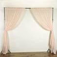 thumbnail image 4 of AK TRADING CO. 120" Wide (10Ft Wide) Sheer Voile Drape Panels for Backdrop, Wedding Events, Ceiling Drapes, Event Masking, Decor - Select from 6ft to 50ft Length. (10 feet x 50 feet, Blush), 4 of 6
