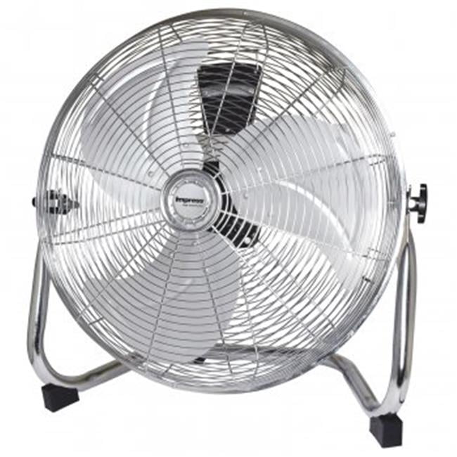 18 in. High Velocity Metal Fan, Chrome