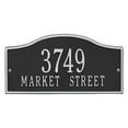 thumbnail image 1 of Whitehall 1118BS Rolling Hills Plaques - Standard Wall - Two Line- Black/Silver, 1 of 1