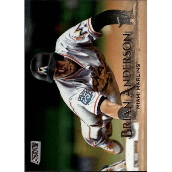 Collectible 2019 Stadium Club #117 Brian Anderson Miami Marlins MLB Baseball Trading Card