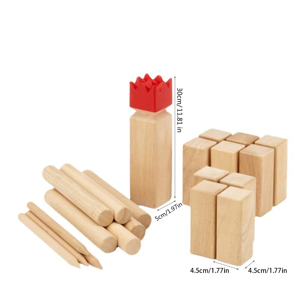Yokua Kubb Yard Game Set for Adult Kids Easy to Learn with Portable Carrying Case