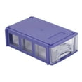 thumbnail image 1 of Mini Drawer Organizer, Rugged Free Assemble Separate Module Stackable Drawer Organizer Versatile with Slots for Small Parts, 1 of 7