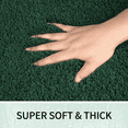 thumbnail image 2 of Wozola Dark Green Bathroom Rugs Mat, Soft Absorbent Microfiber Bath Rugs, Non Slip, Machine Washable Bath Mats for Bathroom Floor, Tub and Shower, Home Decor Accessories, 24" × 59", 2 of 7