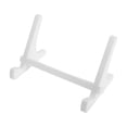 thumbnail image 3 of POPETPOP White Desktop Keyboard Organizer with Easy Assembly and Convenient Storage Shelf for Office and Home Use, 3 of 9