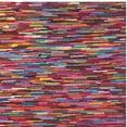 thumbnail image 4 of SAFAVIEH Nantucket Tanzil Striped Cotton Area Rug, Pink/Multi, 5' x 8', 4 of 6