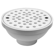 Oatey Floor Drain,4 in Body H,Plastic 43596