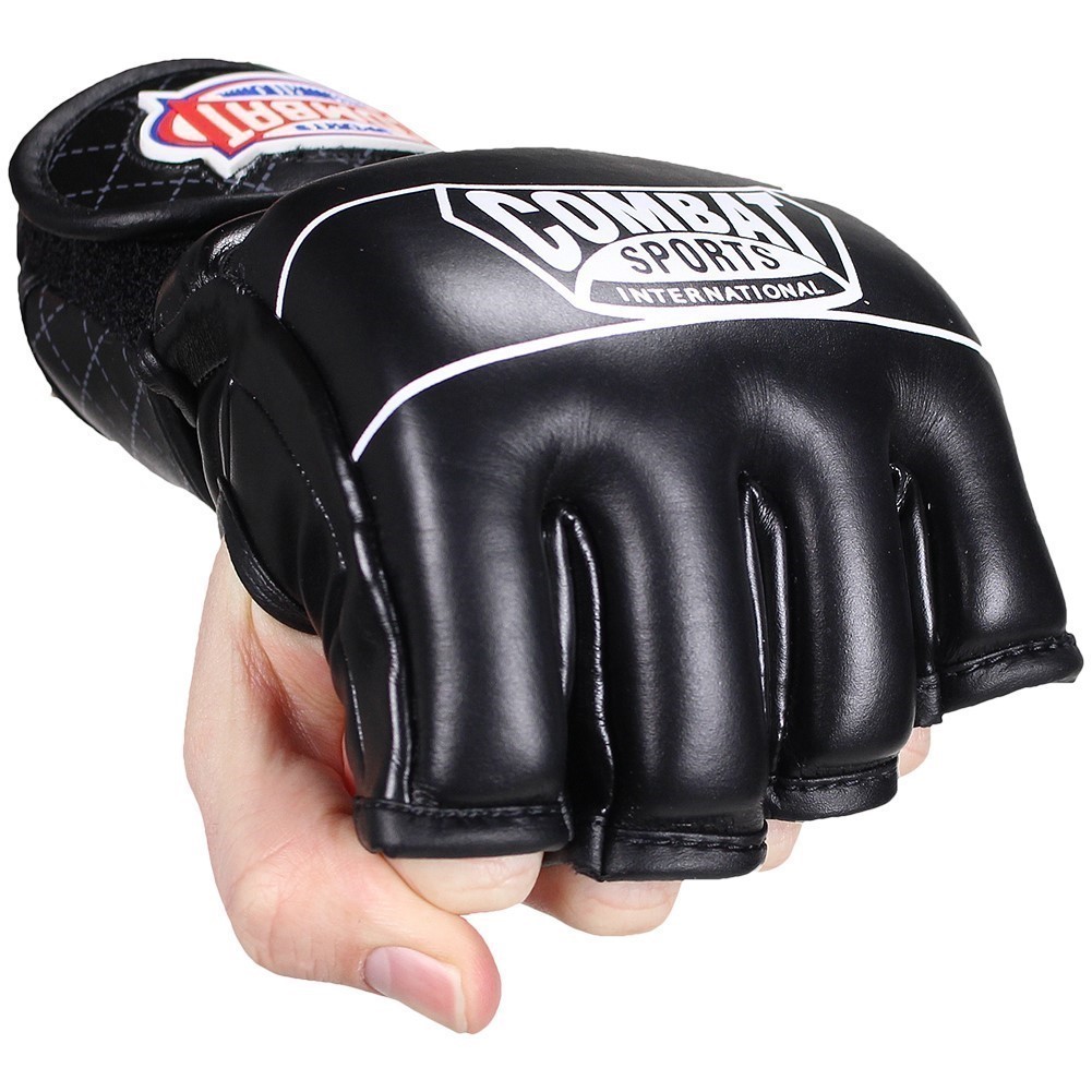 Combat Sports Traditional MMA Fight Gloves Regular Black / Red