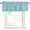 Aqua Mint7, variant on Rust Red Rod Pocket Curtain Valance, Rustic Farmhouse Solid Color Farmhouse Window Valance for Living Room, Bedroom, Kitchen 42"W x 18"L