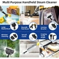 thumbnail image 3 of Steam Mop - 10-in-1 MultiPurpose Handheld Steam Cleaner Detachable Floor Steamer for Hardwood/Tile/Laminate Floors Carpet with 11 Accessories for Whole Home Use., 3 of 9