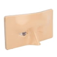 thumbnail image 4 of Tablero de práctica de maquillaje de ojos con ojos abiertos y cerrados, tablero de silicona reutilizable con soporte para piel blanca, 4 of 10