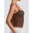 thumbnail image 3 of PINKMSTYLE Débardeurs Basiques pour Femmes à Encolure Dégagée Doublée Débardeurs Ajustables d'Été Sans Manches, 3 of 7