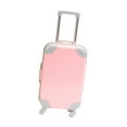 thumbnail image 4 of Maleta de viaje para muñecas de 18 pulgadas, maleta con ruedas, mini maleta de viaje para muñecas. Rosa, 4 of 9