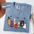 thumbnail image 3 of Yoofine Halloween Teacher Cute School Supplies Ghost Garment-Dyed Tee, 3 of 7