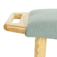 thumbnail image 6 of SAFAVIEH Yara Modern Nautical Bench with Cushion Seat, Sea Blue, 6 of 8