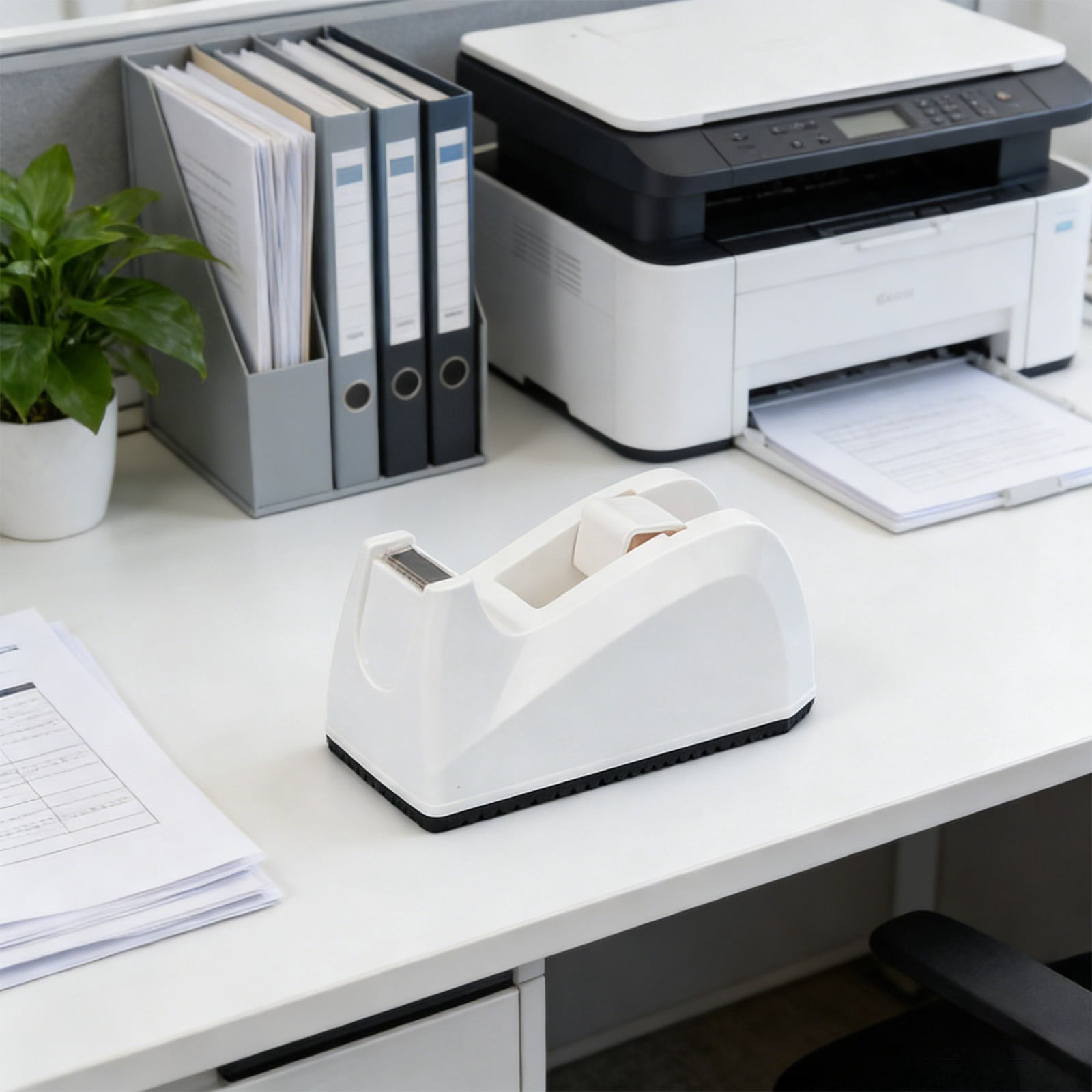 Tape Dispenser Equipped with Antiskid Base and Blades Smooth Rollers, Suitable for Tapes Width within 18mm