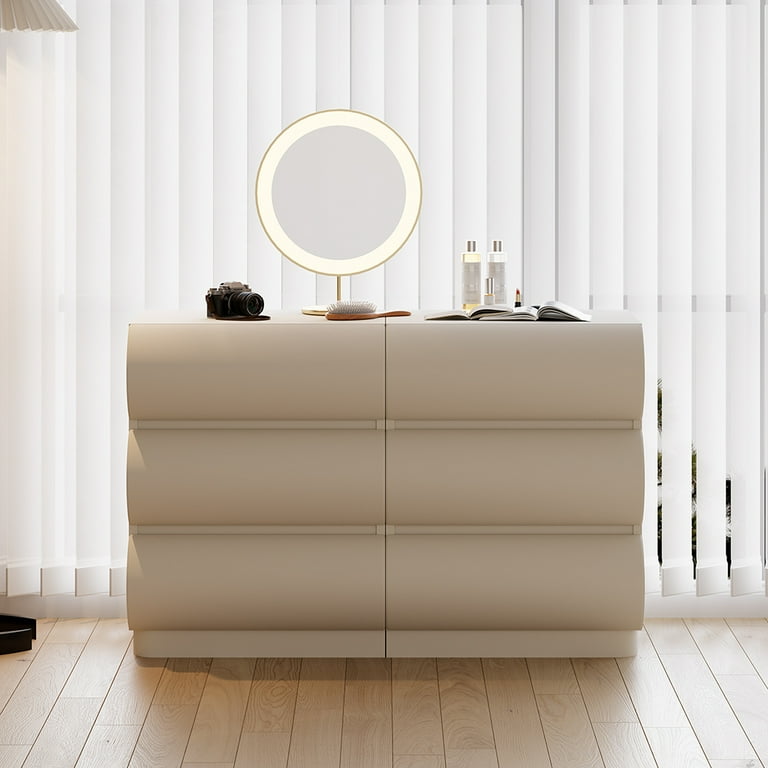 white christmas dresses Collins - 6-Drawer Dresser