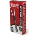 thumbnail image 1 of Sharpie Rollerball Pens, Needle Point (0.5 mm) Precision Pen, Black Ink, 12 Count, 1 of 6
