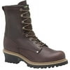 Carolina Boots: Men's Plain Toe Logger Work Boots 821 BROWN