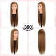 thumbnail image 4 of Cabello humano MQHIHI con cabeza de maniquí, 80% cabello real, 26-28, 4 of 7
