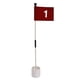 thumbnail image 5 of Bandera de green de golf y taza de hoyo, regalos de práctica, juego de bandera de golf, taza de hoyo Numero 1, 5 of 9
