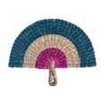 thumbnail image 2 of Handwoven Wall Decor with Macaron Colors – Colorful Seagrass Palm Leaf Woven for Boho Home Wall Hanging or Waving, 2 of 6
