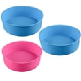 thumbnail image 2 of Round Silicone Baking Pan Baking Tray Cake Pancake Mold Baking Mold, 2 of 8