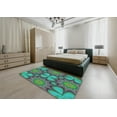 thumbnail image 5 of Ahgly Company Machine Washable Indoor Square Transitional Iron Gray Area Rugs, 3' Square, 5 of 7