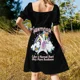 thumbnail image 5 of Tía Cornudo Como una Tía Normal Pero Más Impresionante Vestido de Manga Corta Ropa Mujer Falda de Mujer Vestido de Noche de Mujer, 5 of 7